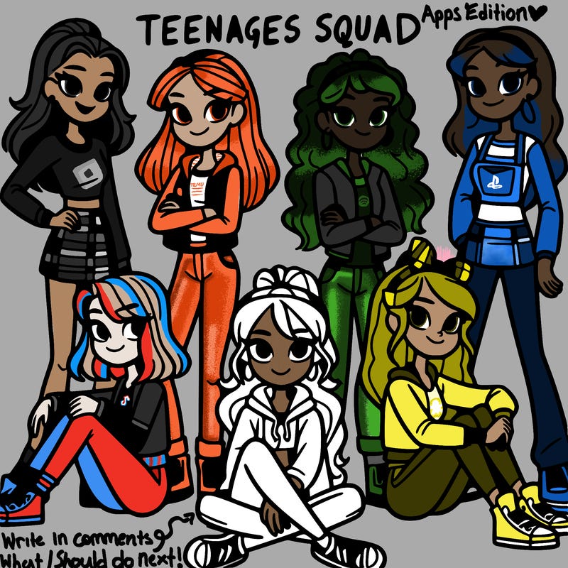 teenage girls squad
