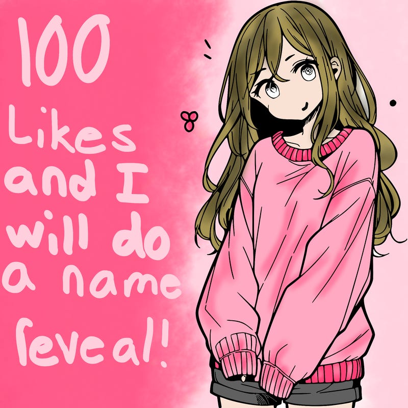 manga teen girl  in a sweater and baggy pants