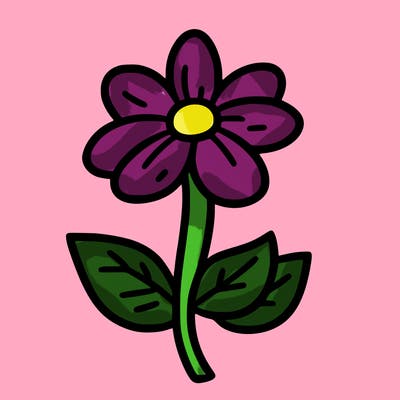 easy and simple flower