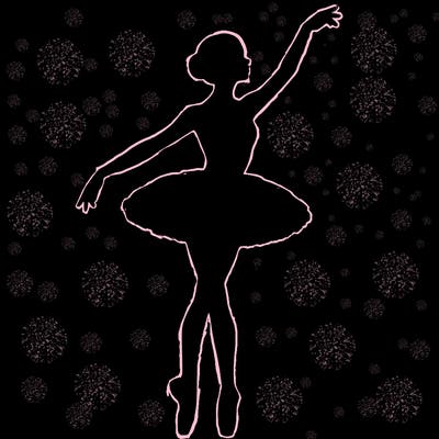 realistic ballerina