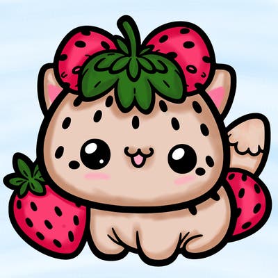 strawberry cat