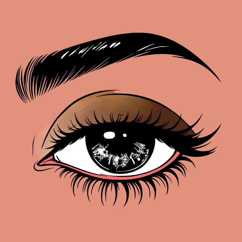 eye closed realistic