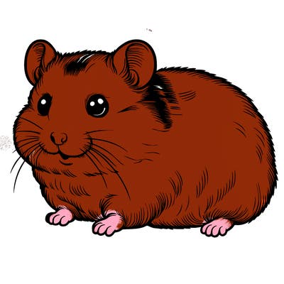realistic hamster