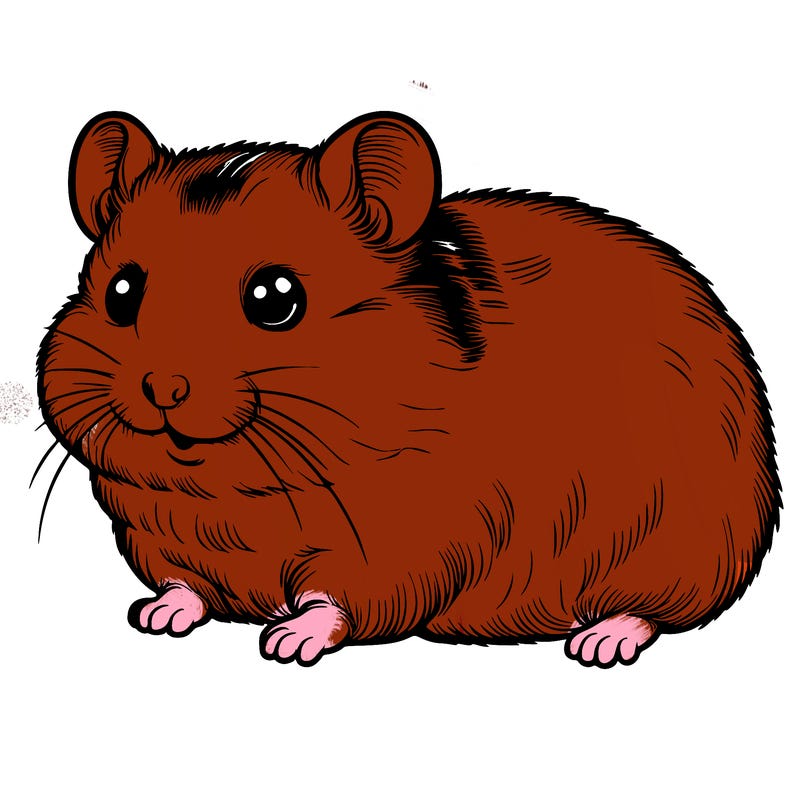 realistic hamster