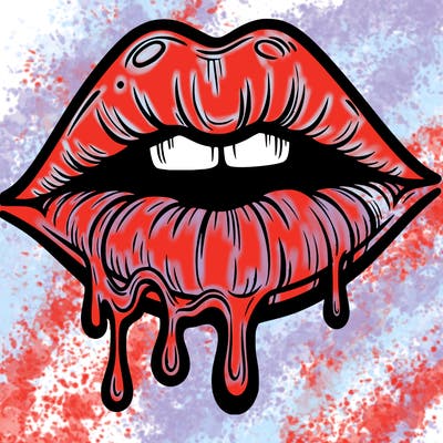 lips that look realistic and drip