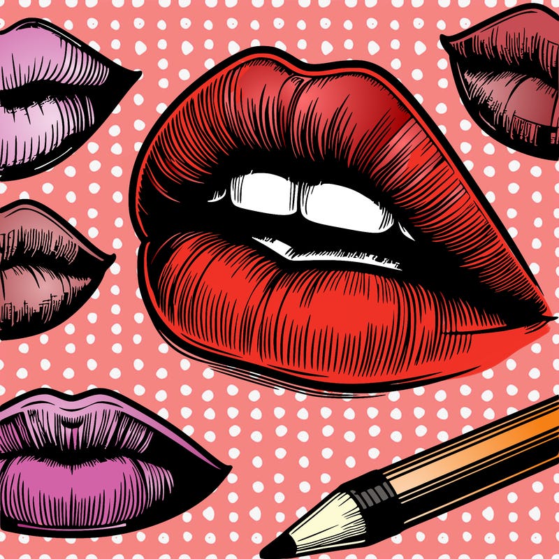 realistic  lips