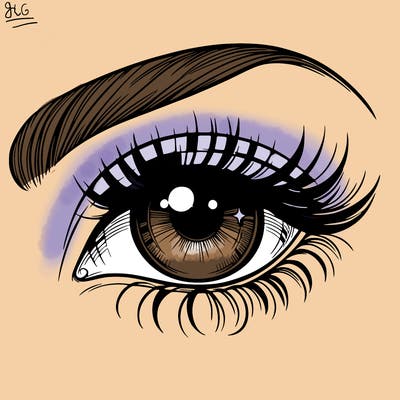 a beautiful eye