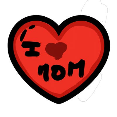 a blank heart