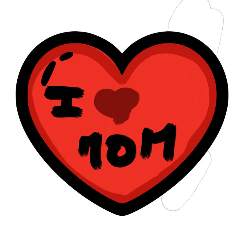 a blank heart