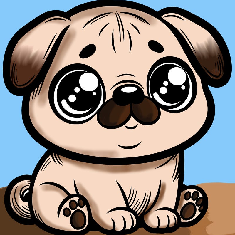 cute pug