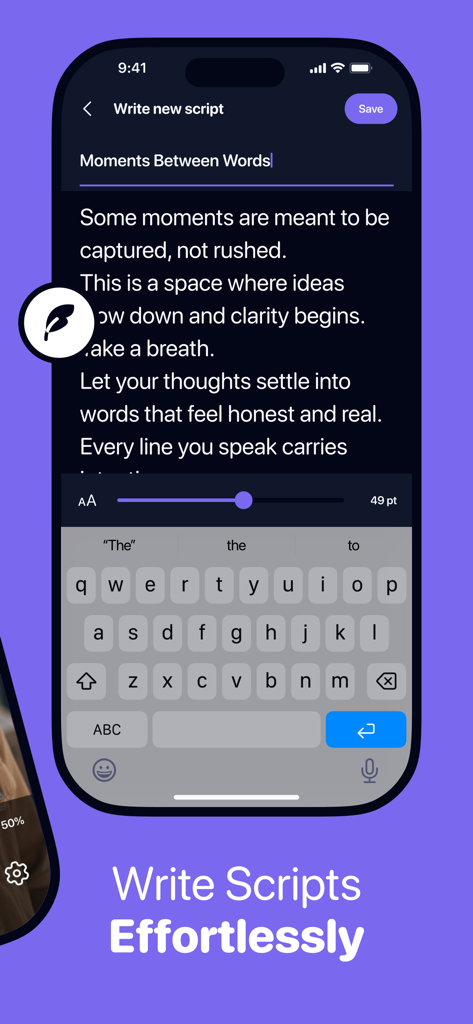 Teleprompter App - PromptFlow - Photo & Video App | MWM