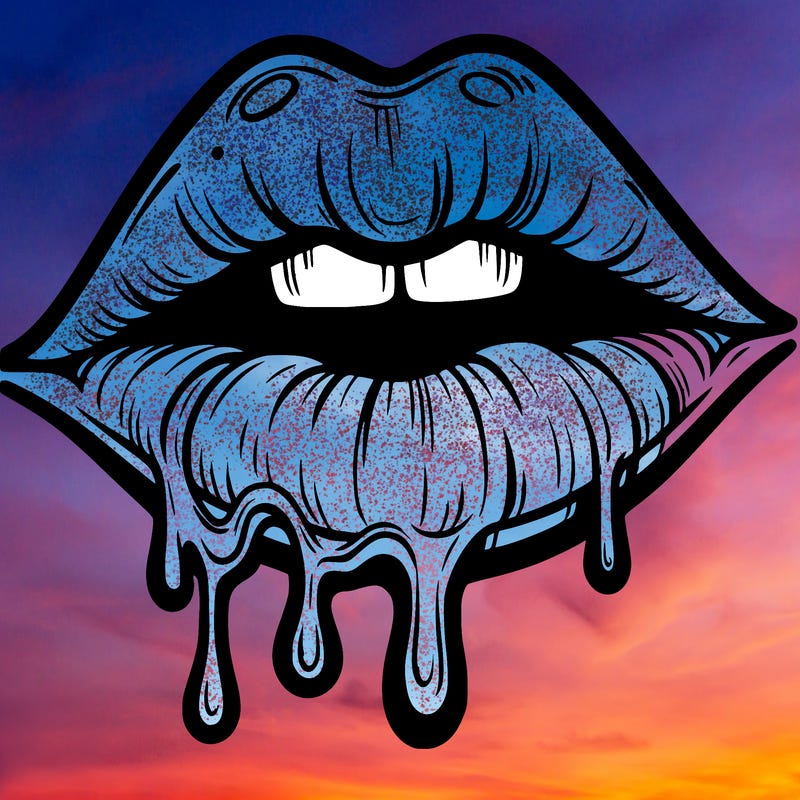 lips that look realistic and drip