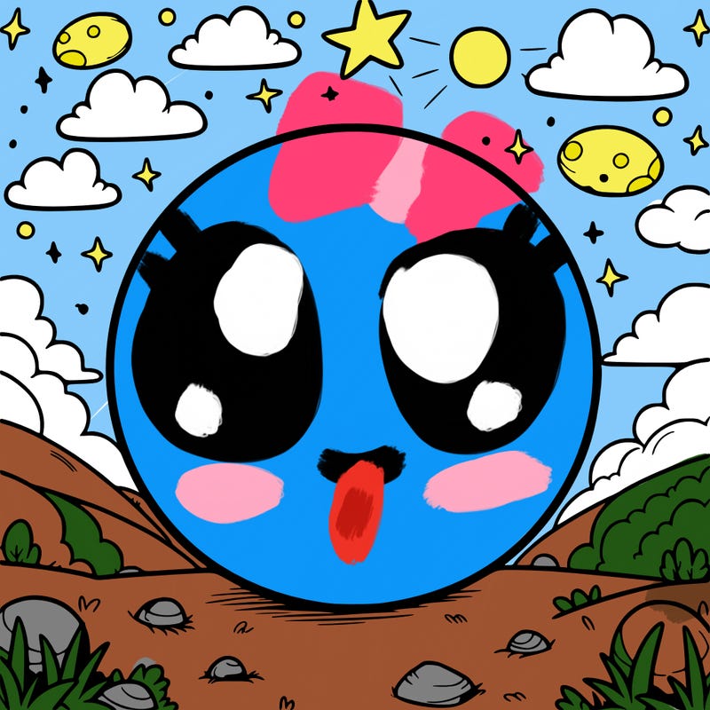 a circle with nothing around it