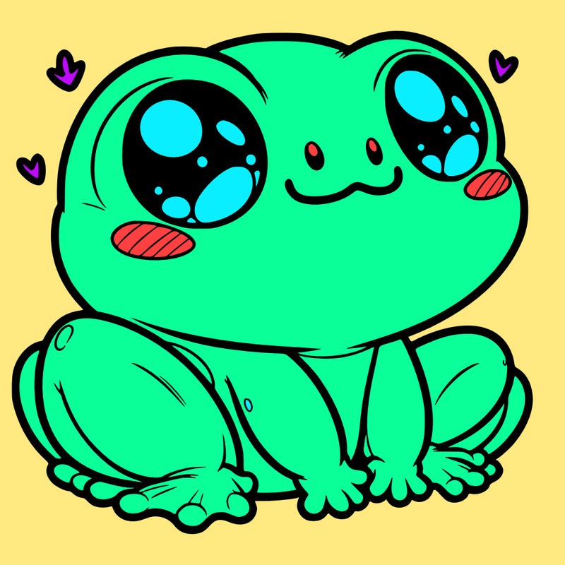 cute frog person realistic