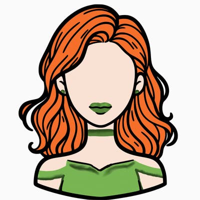 a woman without a face