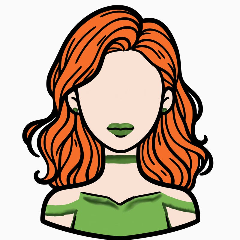 a woman without a face