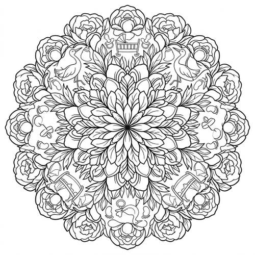 Peony Mandalas