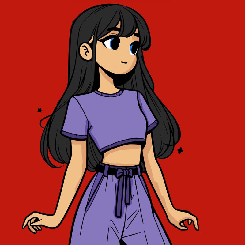 girl in a cute crop top