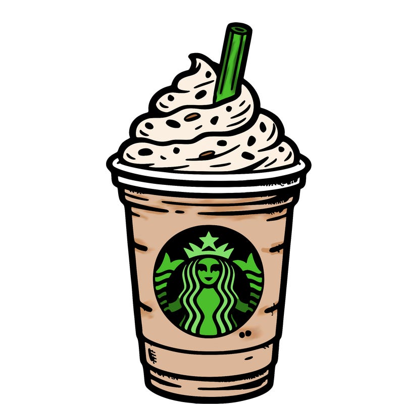 starbucks, frappuccino