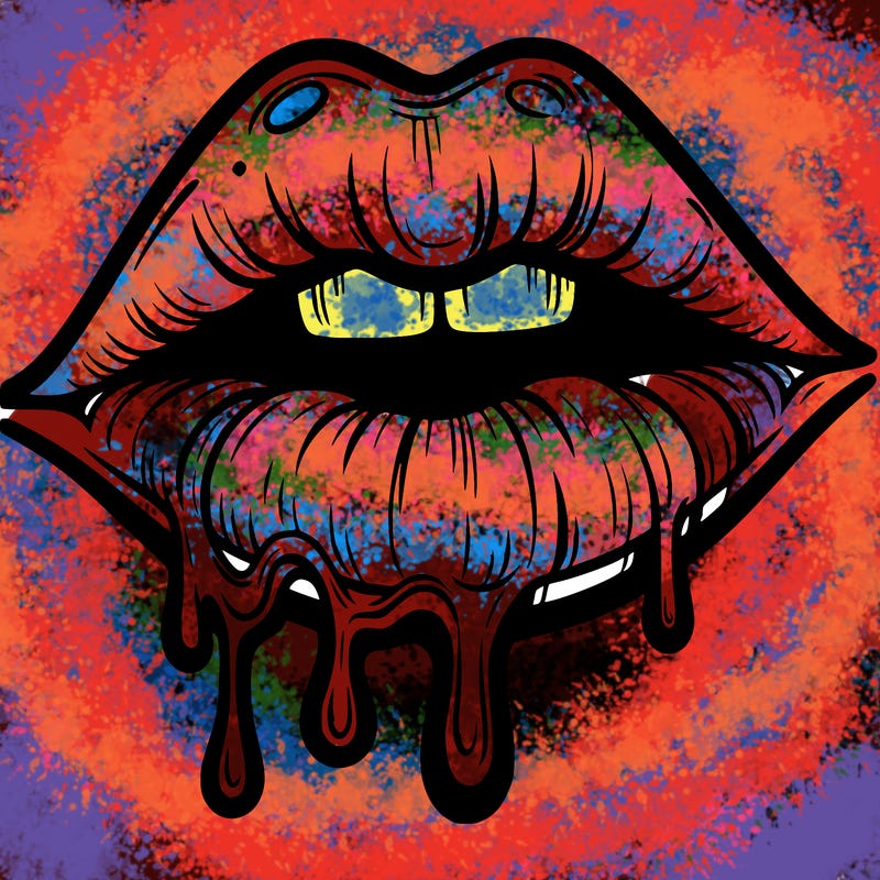 lips that look realistic and drip