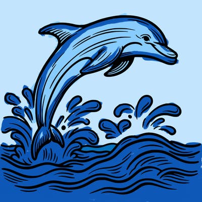 dolphin jumping