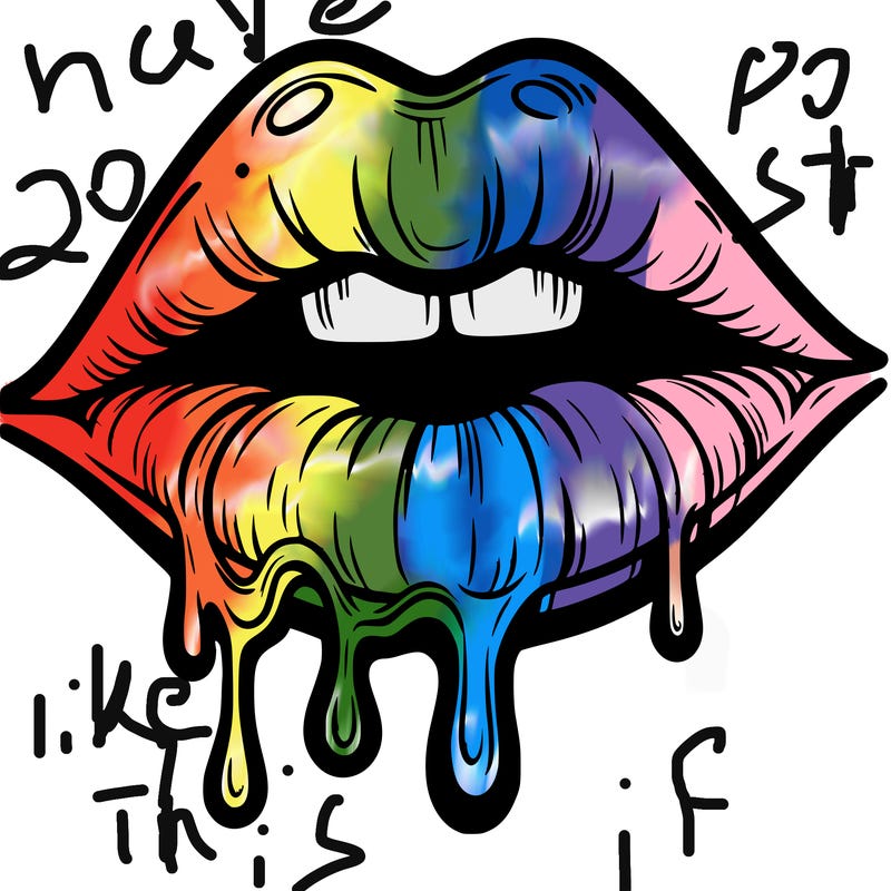 lips that look realistic and drip