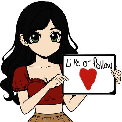 realistic pretty girl holding blank sign