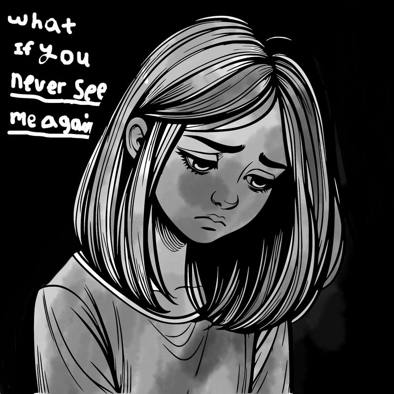 realistic sad girl