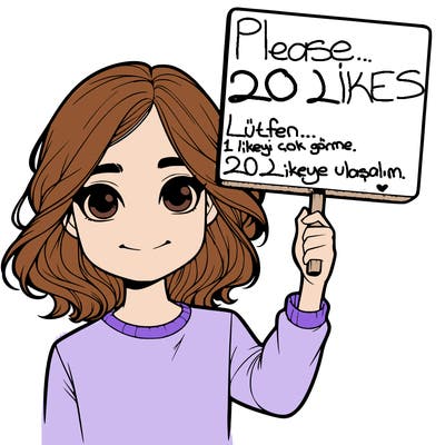 realistic girl holding up a sign