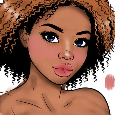 realistic black girl