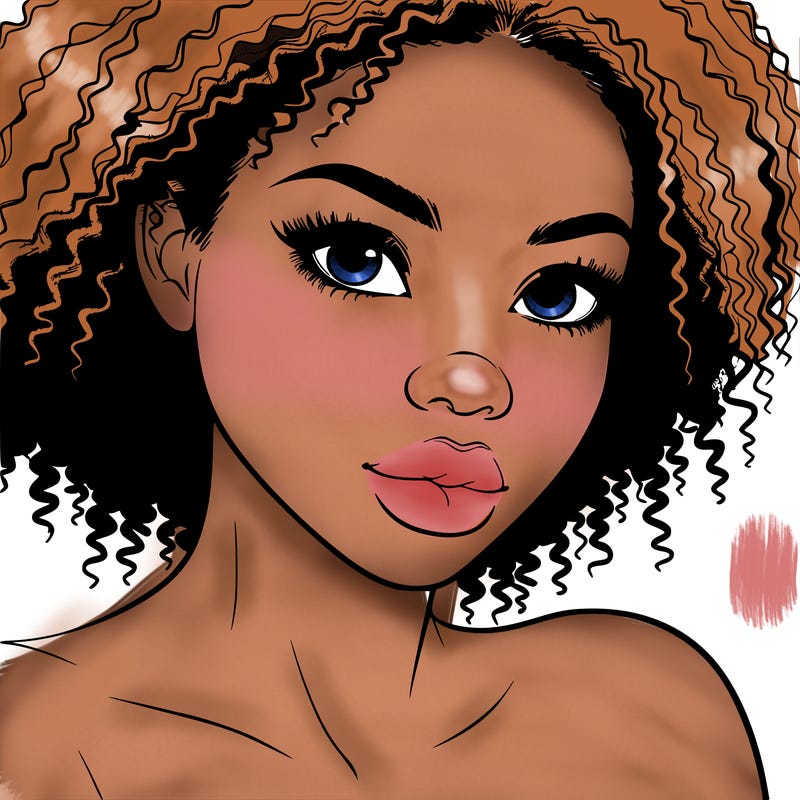 realistic black girl