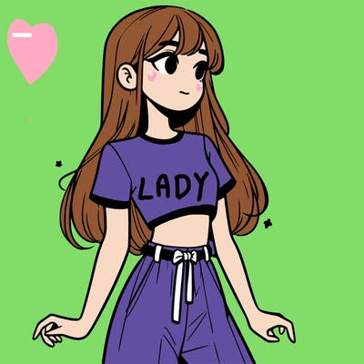 girl in a cute crop top