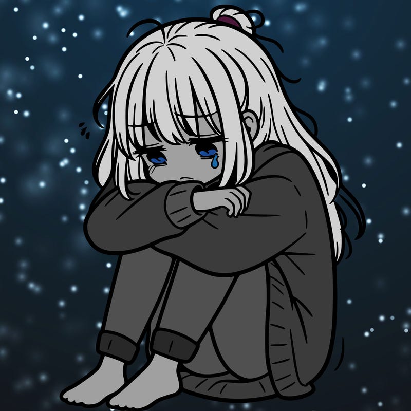 depressed girl