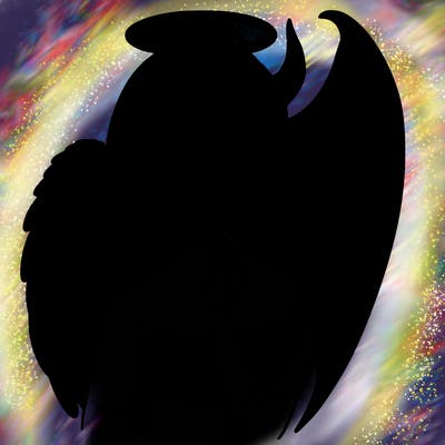 realistic angel half demon