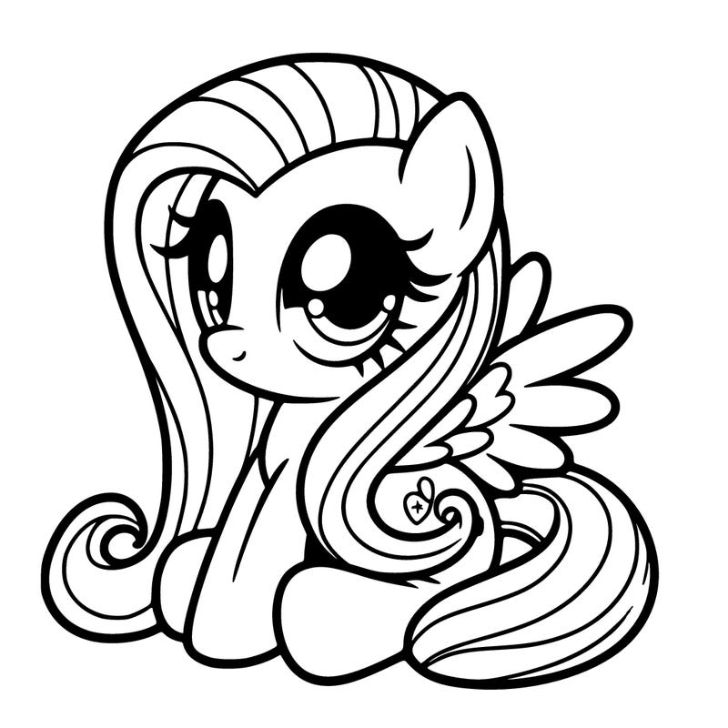 fluttershy muy little pony
