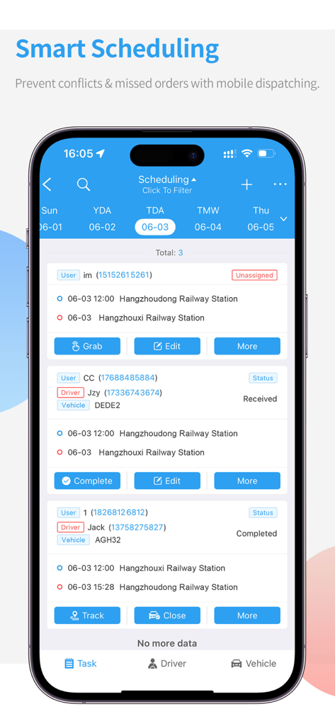 Fleet Butler - Fleet Butler app interface for smart scheduling and mobile dispatching.