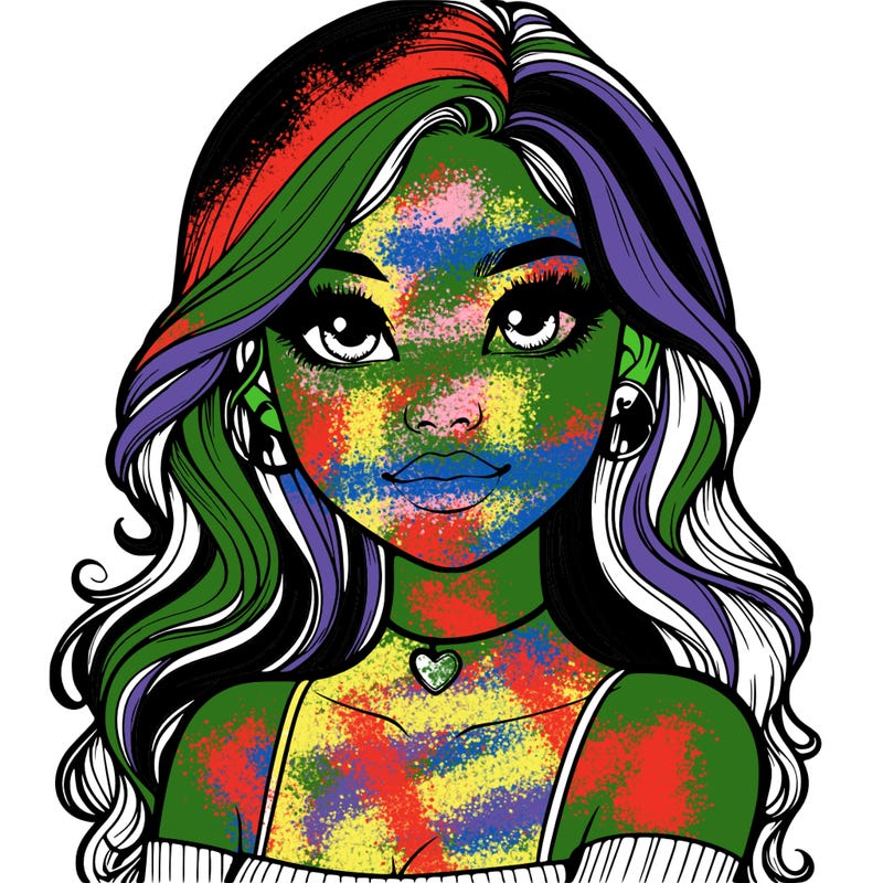 realistic pretty girl