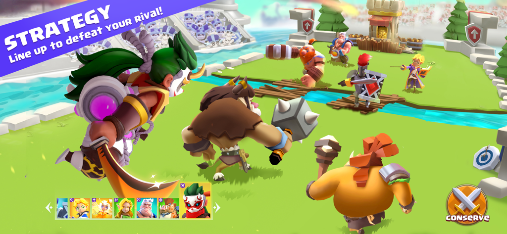 Valor Legends: Idle RPG - ヒーローの配置を示すヴァラーレジェンズ放置系RPGの戦略的ゲームプレイ