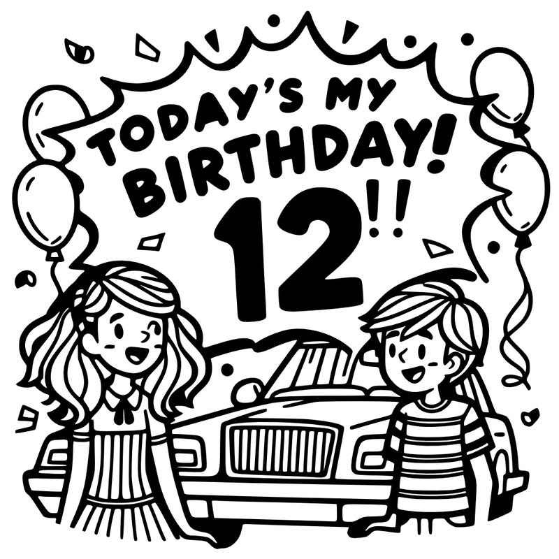 today is my 12th birthday!!!