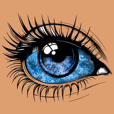 realistic eye