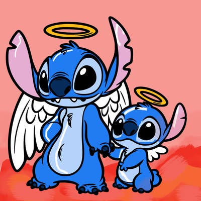 stitch and angel