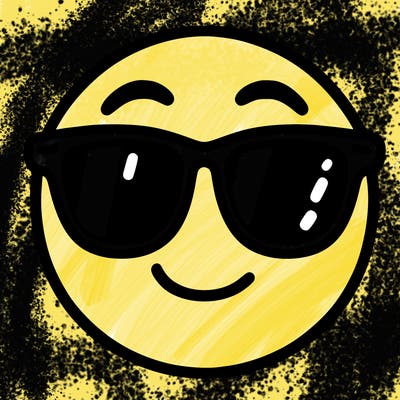 emoji with sunglasses