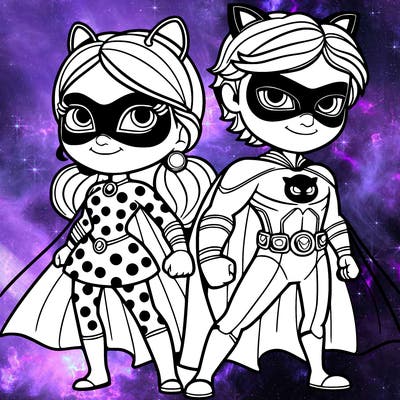 ladybug and cat noir