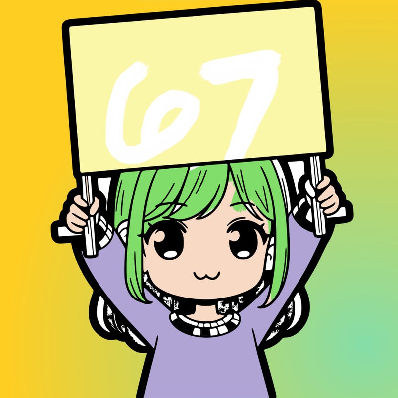 girl holding big sign