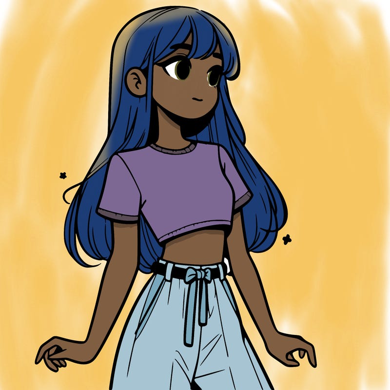 girl in a cute crop top