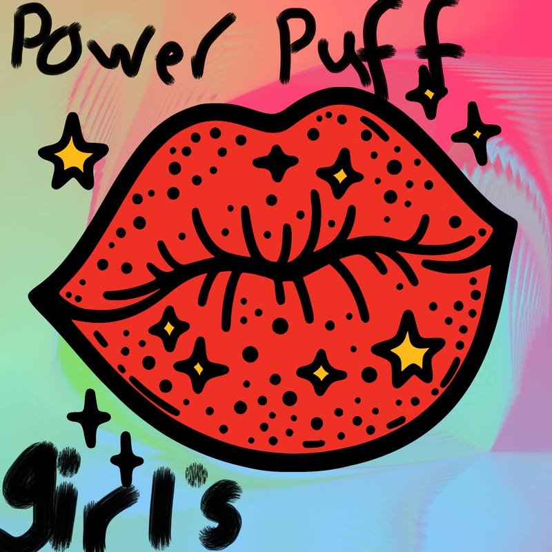glittery lip