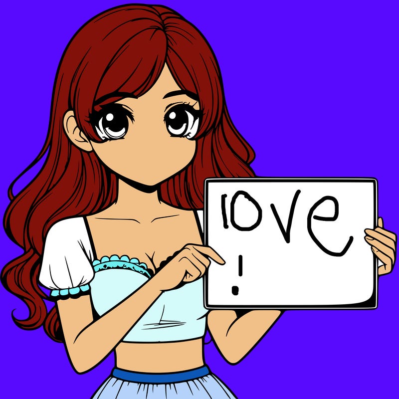 realistic pretty girl holding blank sign