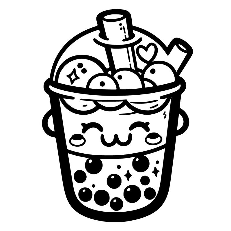kawaii boba tea