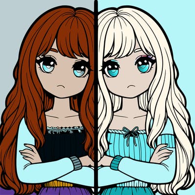 realistic girls split