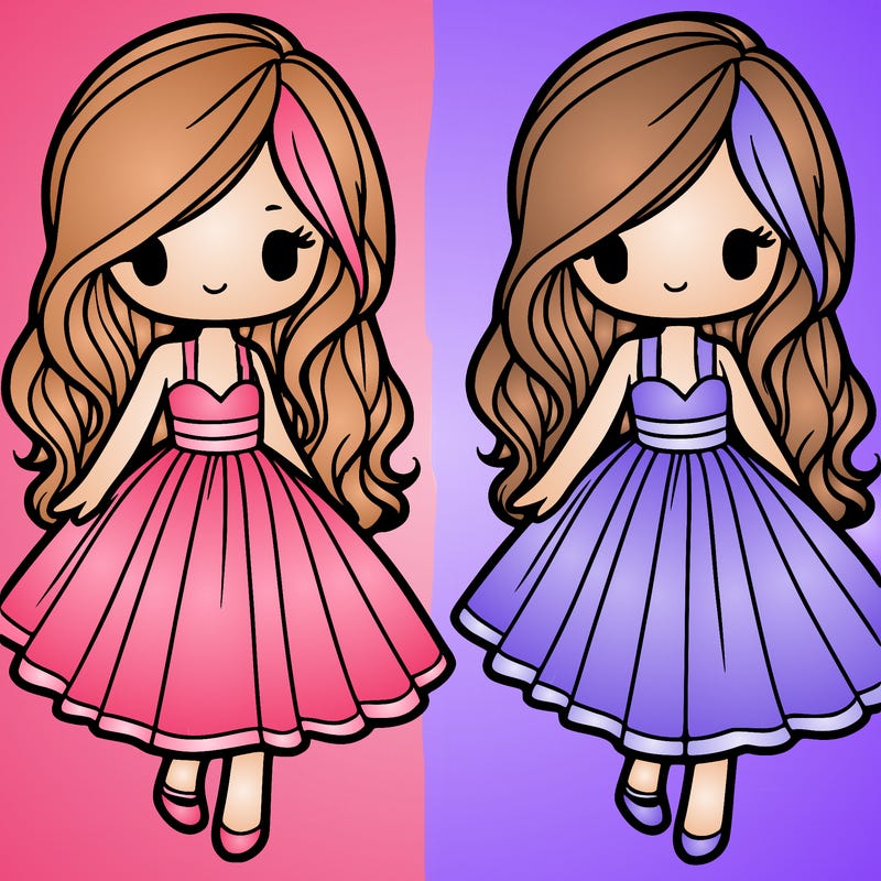 girl in a flowy dress